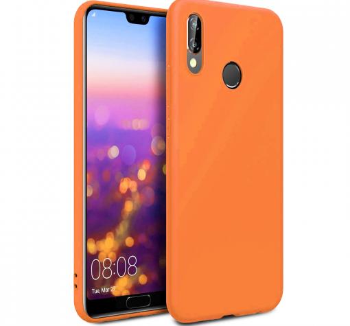 Луксозен силиконов калъф / гръб / Nano TPU за Xiaomi Redmi Note 8T - оранжев