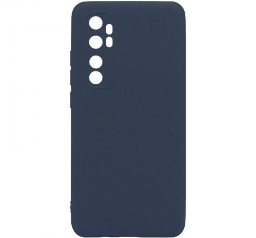 Силиконов калъф / гръб / TPU за Xiaomi Mi Note 10 Lite - тъмно син / мат