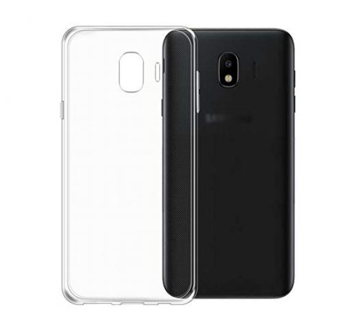 Ултра тънък силиконов калъф / гръб / TPU Ultra Thin за Samsung J6 Plus 2018 - прозрачен