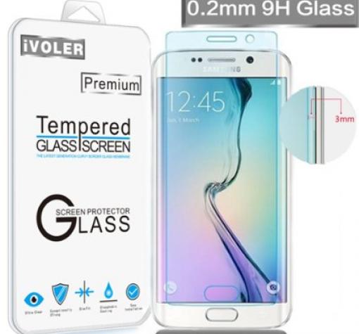 Стъклен скрийн протектор / Tempered Glass Protection Screen / за дисплей на Samsung S6 Edge G925