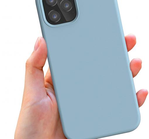 Луксозен силиконов калъф / гръб / Nano TPU за Apple iPhone 12 /12 Pro 6.1'' - син