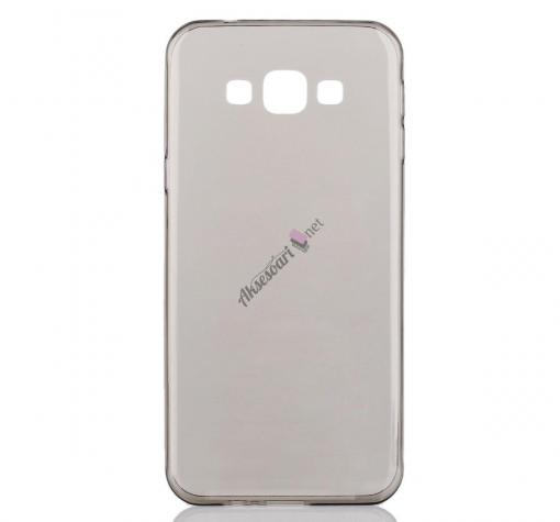 Ултра тънък силиконов калъф / гръб / TPU Ultra Thin за Samsung J7 2016 J710 - прозрачен / сив
