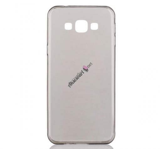 Ултра тънък силиконов калъф / гръб / TPU Ultra Thin за Samsung J5 2016 J510 - прозрачен / сив
