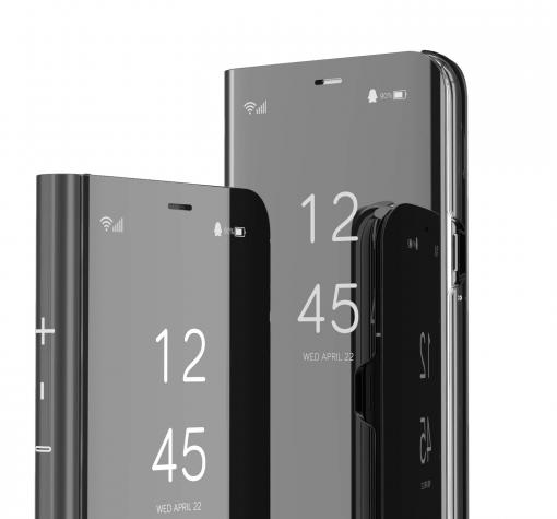 Луксозен калъф Clear View Cover с твърд гръб за Xiaomi Mi 9T - черен