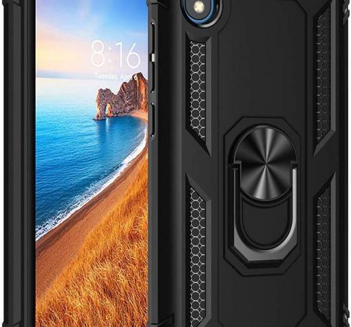 Силиконов гръб Spigen със стойка и магнитно захващане за Xiaomi Redmi 7A - червен