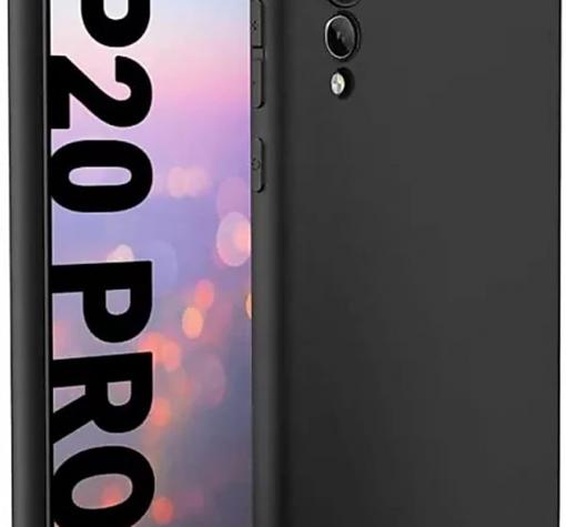 Силиконов калъф / гръб / TPU кейс за Huawei P20 Pro - черен кейс със защита за камерата