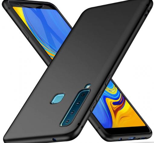 Силиконов калъф / гръб / TPU за Samsung A9 A920F 2018 - черен / мат