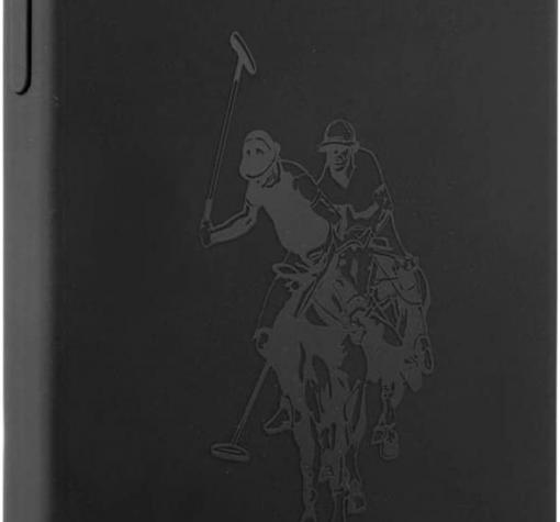Оригинален силиконов гръб U.S. POLO ASSN. за Apple iPhone 12 /12 Pro 6.1'' - черен