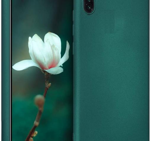 Луксозен силиконов калъф / гръб / Nano TPU за Xiaomi Redmi 9A - тъмно зелен