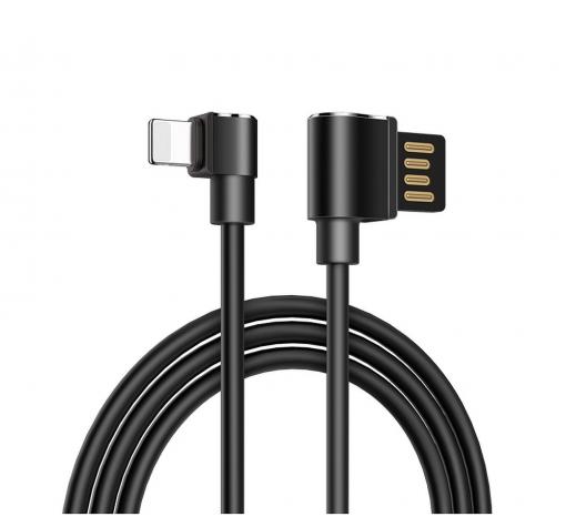 Оригинален USB кабел HOCO U37 Lightning Charging Data Cable / 1.2m - черен