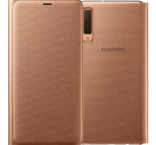 Оригинален калъф Wallet Cover EF-WA750PFEGWW за Samsung A7 2018 A750 - Rose Gold