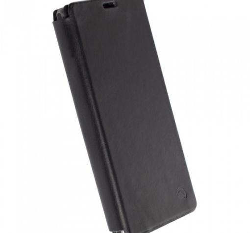 Кожен калъф Flip Cover тип тефтер за Sony Xperia Z1 L39h - черен