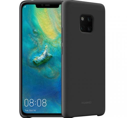 Оригинален гръб Silicone Cover за Huawei Mate 20 Pro - черен