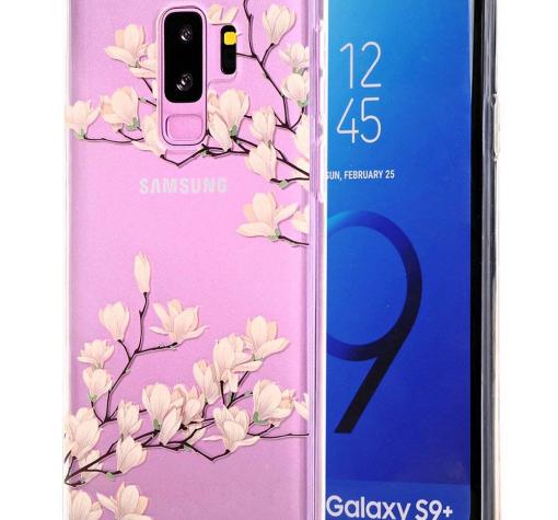 Силиконов калъф / гръб / TPU за Samsung A6 Plus - прозрачен / Magnolia