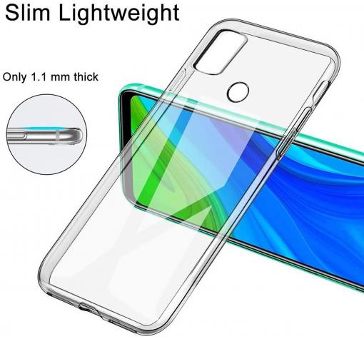 Ултра тънък силиконов калъф / гръб / TPU Ultra Thin за Huawei P smart 2020 - прозрачен