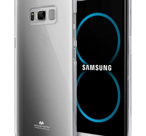 Луксозен силиконов калъф / кейс / TPU Mercury GOOSPERY Jelly Case за Samsung S8 G950 - прозрачен