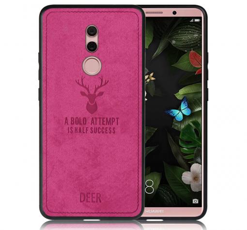 Луксозен гръб Deer за Nokia 7.1 (2018) - цикламен
