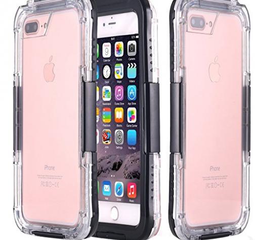Водоустойчив калъф / Waterproof Heavy Duty Phone Case Cover за Apple iPhone 7 Plus - черен