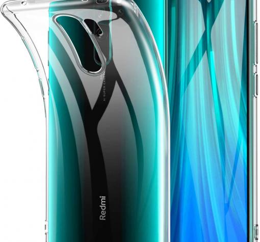 Силиконов калъф / гръб / TPU за Xiaomi Redmi Note 8 Pro - прозрачен