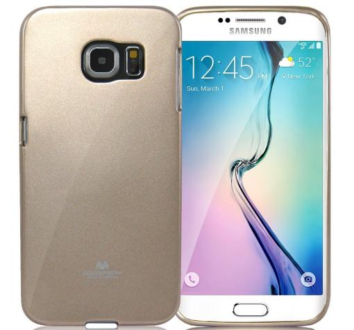 Луксозен силиконов калъф / гръб / TPU Mercury GOOSPERY Jelly Case за Samsung A3 (2016) A310 - златист