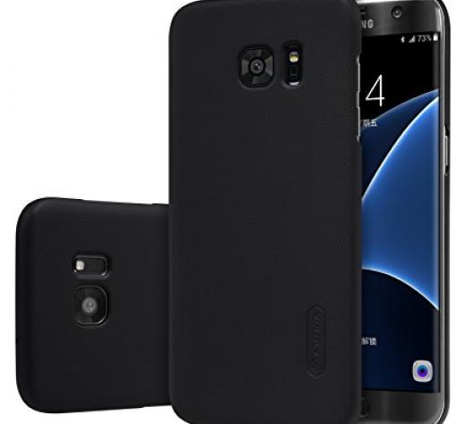 Луксозен твърд гръб за Samsung S7 Edge G935 - Nillkin / черен