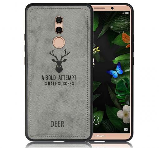 Луксозен гръб Deer за Nokia 7.1 (2018) - сив