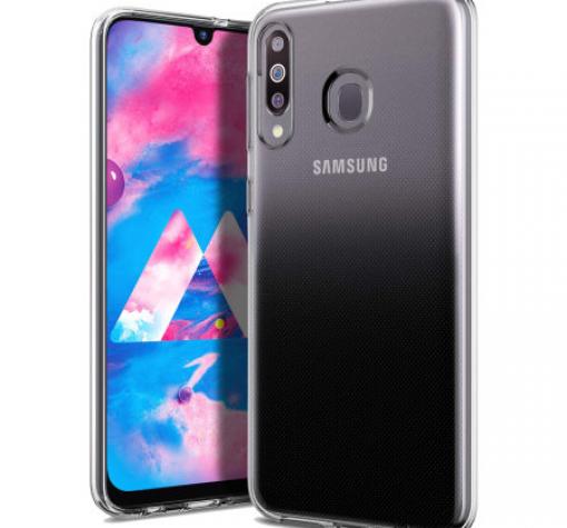 Ултра тънък силиконов калъф / гръб / TPU Ultra Thin за Samsung M30 - прозрачен