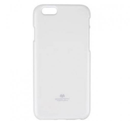 Луксозен силиконов калъф / гръб / TPU Mercury GOOSPERY Jelly Case за Huawei Ascend P8 Lite / Huawei P8 Lite - бял