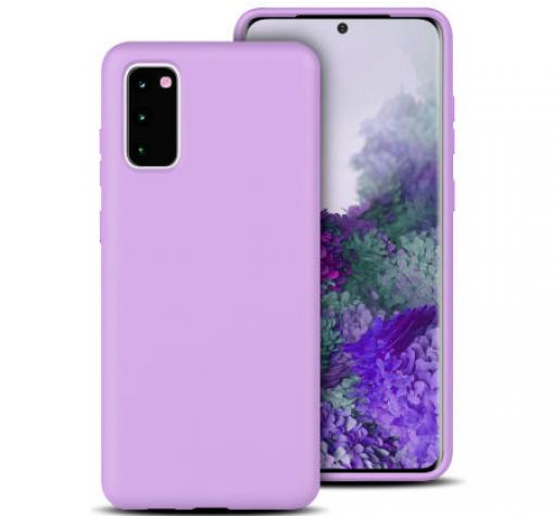 Луксозен силиконов калъф / гръб / Nano TPU за Samsung A42 5G - лилав
