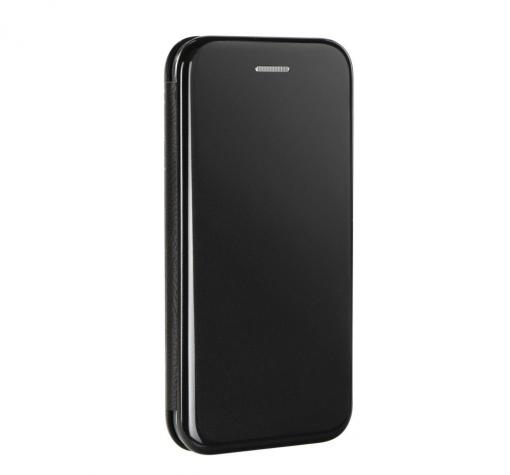 Луксозен кожен калъф Flip тефтер Elegance PREMIUM за Huawei Honor 8 Lite / P8 Lite 2017/ P9 Lite 2017 - черен / огледален