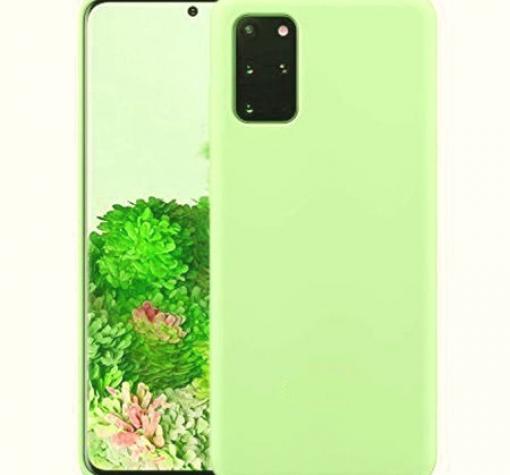 Луксозен силиконов гръб Silicone Cover за Samsung S20 - резида
