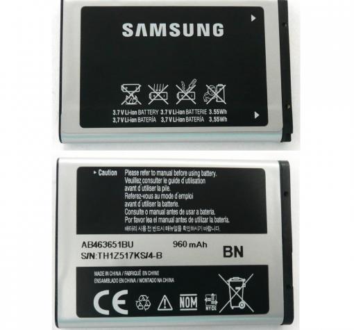 Оригинална батерия SAMSUNG AB463651BU - Samsung F400, J800, L700, ZV60, S5600, S7220, S3650 Corby