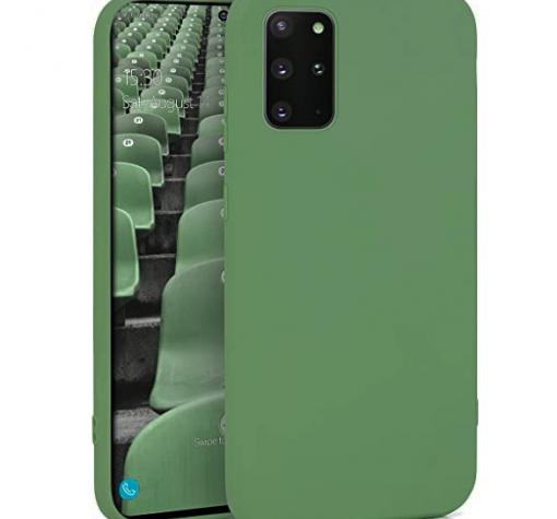 Луксозен силиконов калъф / гръб / Nano TPU за Samsung A32 4G - тъмно зелен
