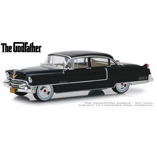 Метална кола Cadillac Fleetwood 1955 Series 60 The Godfather 1972 Greenlight - 1:24