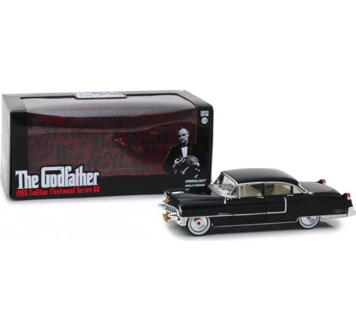 Метална кола Cadillac Fleetwood 1955 Series 60 The Godfather 1972 Greenlight - 1:24 — снимка 2