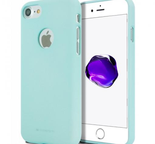 Луксозен силиконов калъф / гръб / TPU Mercury GOOSPERY Soft Jelly Case за Apple iPhone 7 Plus - мента