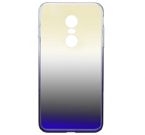 Силиконов калъф / гръб / TPU Ombre Case за Xiaomi Redmi 5 - преливащ / златисто и сиво