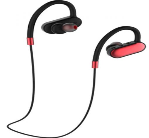 Стерео Bluetooth / Wireless слушалки Yookie K337 /sport/ - червени