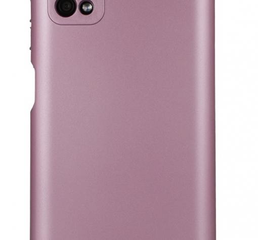 Силиконов калъф / гръб / TPU кейс Metallic Cover за Samsung A03s - розов