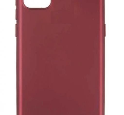 Силиконов калъф / гръб / TPU за Samsung A03s - бордо / мат