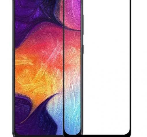 Удароустойчив протектор Full Cover / Nano Flexible Screen Protector с лепило по цялата повърхност за дисплей на Samsung M20 - черен