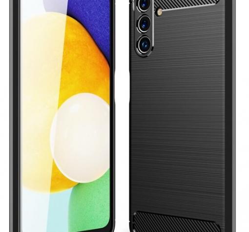 Силиконов калъф / гръб / TPU кейс за Samsung A13 5G / A04s - черен / carbon