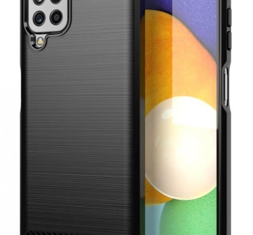 Силиконов калъф / гръб / TPU кейс за Samsung A22 4G - черен / carbonСиликонов калъф / гръб / TPU за Samsung A22 4G - черен / carbon