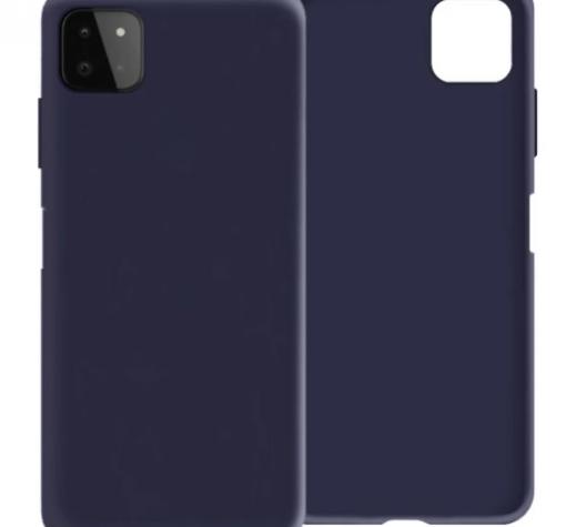 Силиконов калъф / гръб / TPU кейс за Samsung A22 5G - тъмно син / мат