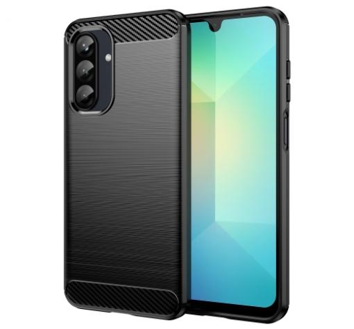 Силиконов калъф / гръб / кейс за Samsung A26 5G / A17 - черен / carbon