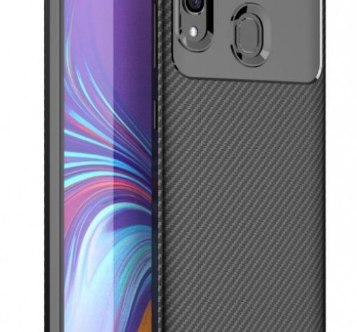 Луксозен силиконов калъф / гръб / TPU Auto Focus за Samsung A9 A920F 2018 - черен / Carbon