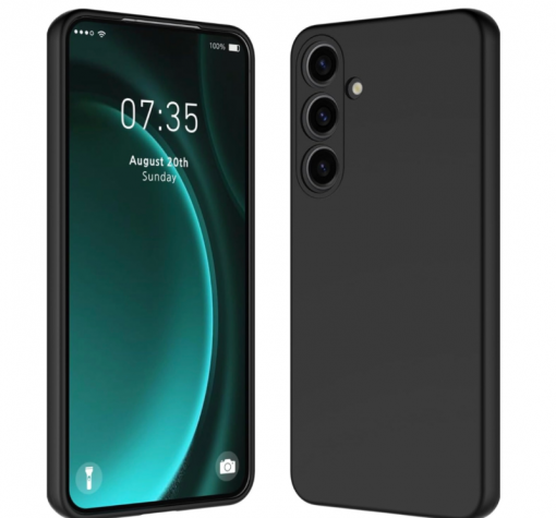 Силиконов калъф / кейс / Nano TPU за Samsung A36 5G - черен гръб със защита за камерата