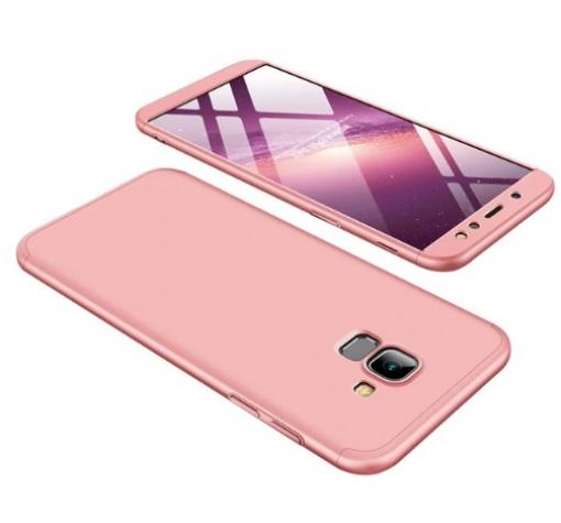 Твърд гръб Magic Skin 360° FULL за Samsung A6 2018 - Rose Gold