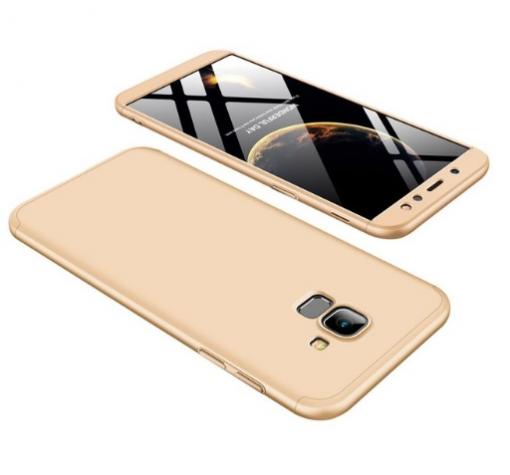 Твърд гръб Magic Skin 360° FULL за Samsung A6 2018 - златист