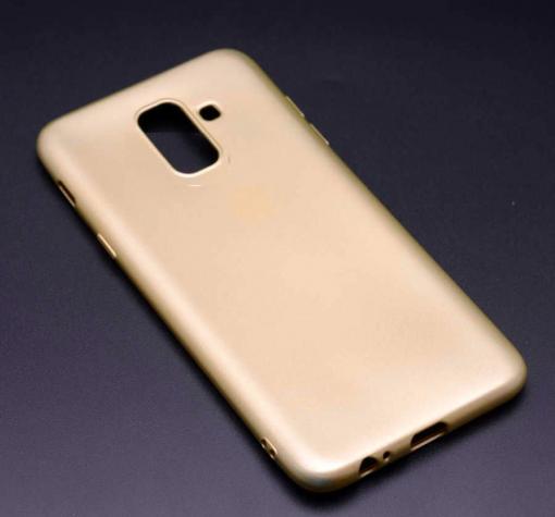 Силиконов калъф / гръб / TPU за Samsung A6 2018 A600 - златист
